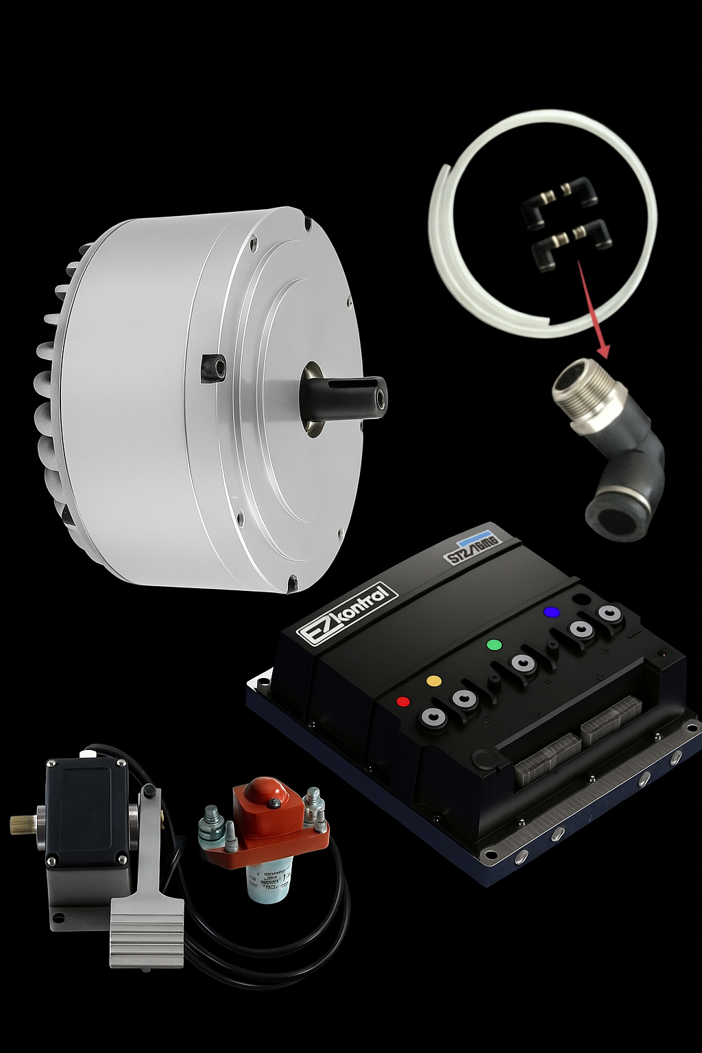 KIT: Golden Motors HPM3 3Kw AXIAL FLUX BLDC Motor 48V/72V