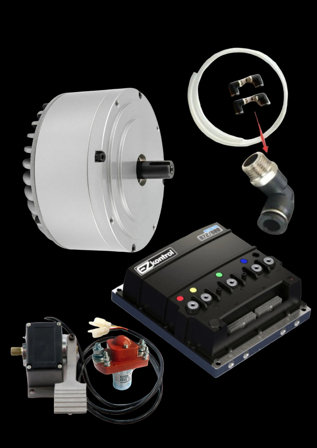 KIT: Golden Motors HPM3 3Kw AXIAL FLUX BLDC Motor 48V/72V