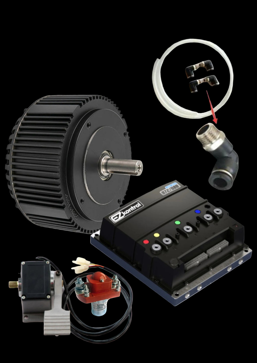 KIT: Golden Motors HPM10 10Kw AXIAL FLUX BLDC Motor 48V/72V/96V/120V