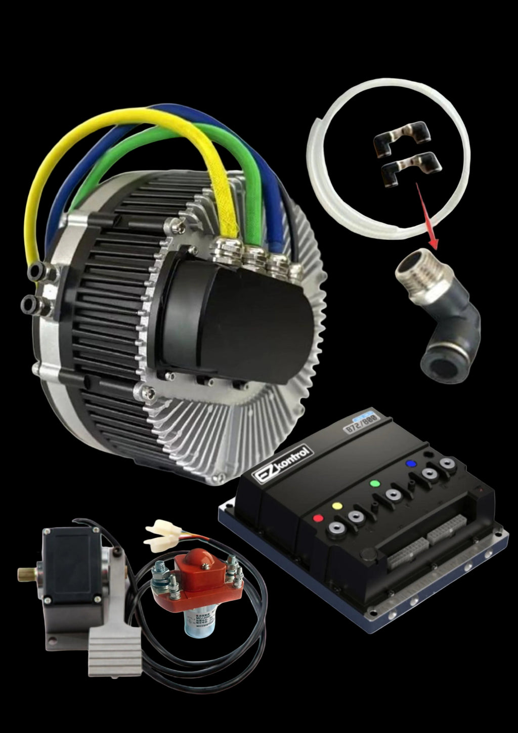 KIT: Golden Motors GMX HTM 7KW AXIAL FLUX Motor 72V